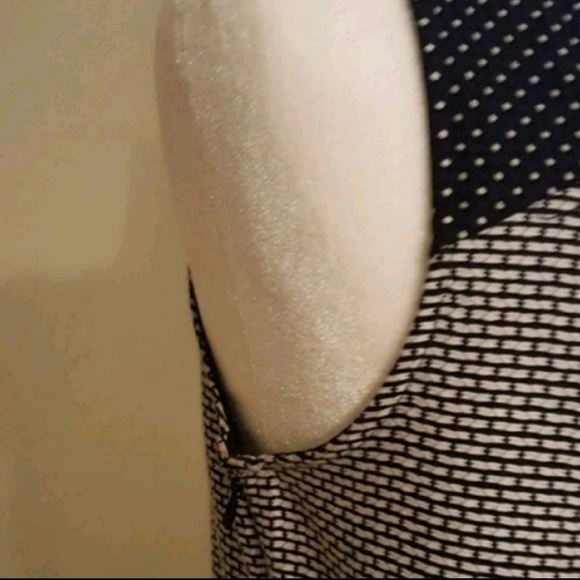 Vintage Limited Black and White Dot‎  Check Knee Length Dress - Picture 6 of 7
